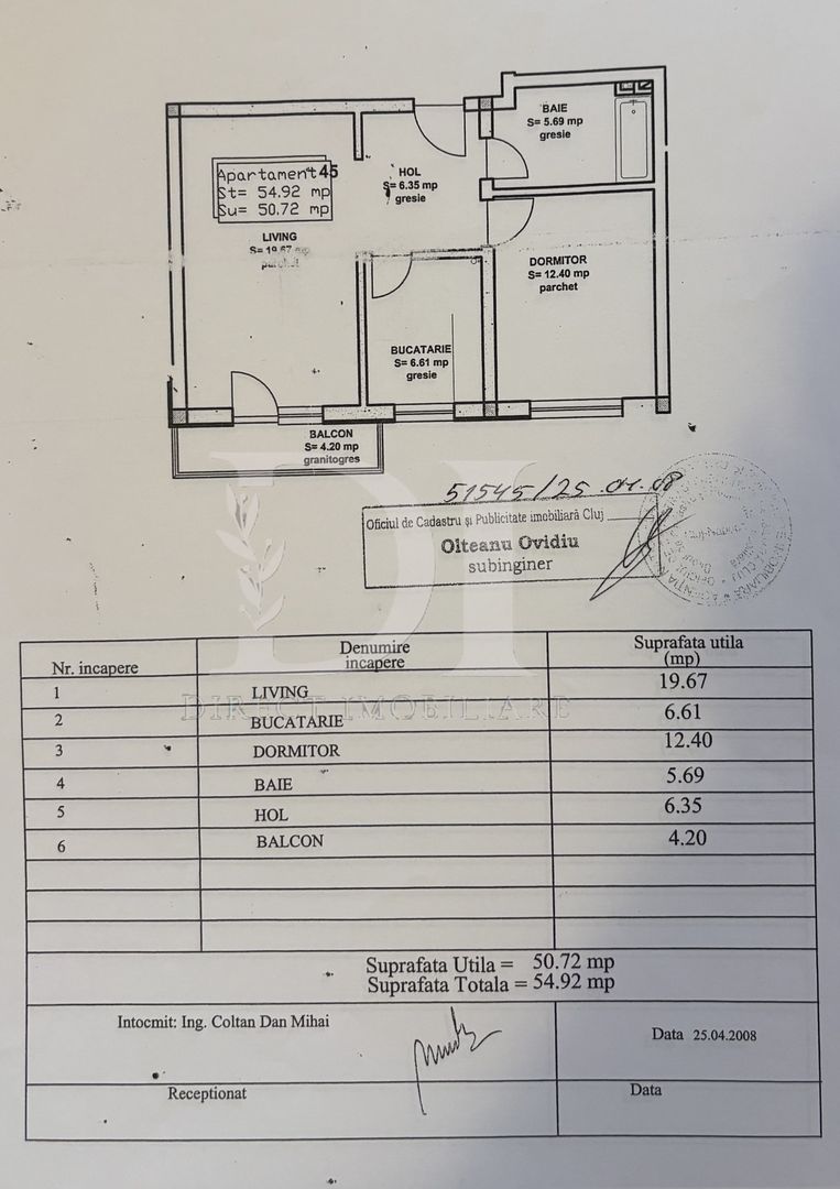 Apartament cu 2 camere -zona Cetății -Florești - Poză 15