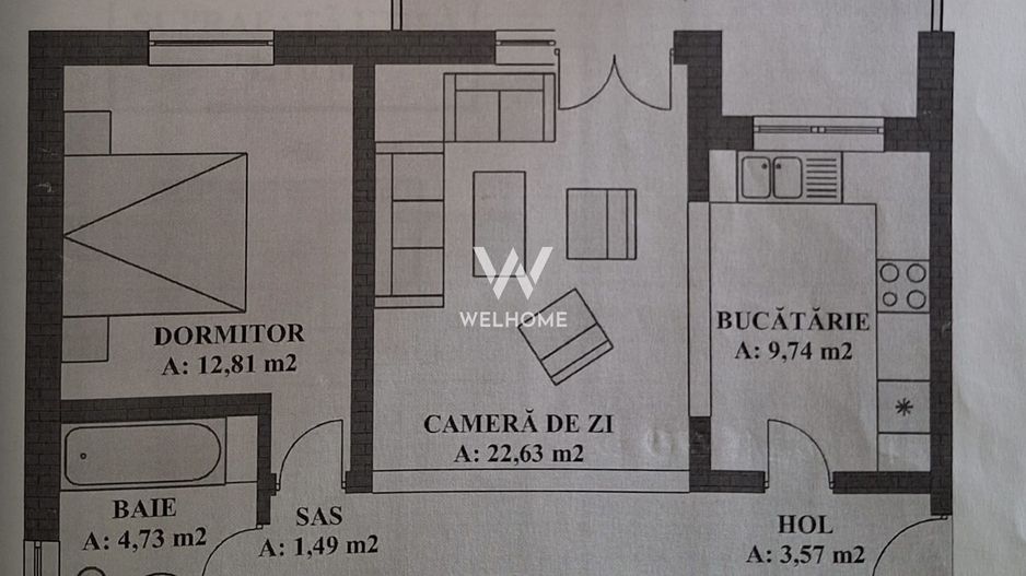 Apartament 2 camere cu POD generos - Selimbar, Triajului - Poză 17