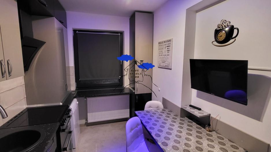 Garsonieră spațioasă de închiriat – 48 mp + terasă - Poză 3