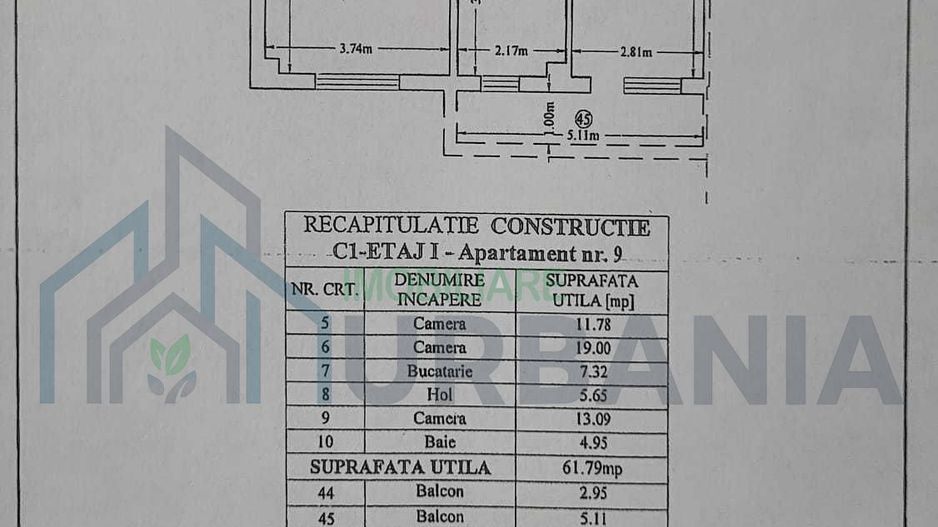 Apartament 3 camere, 70 mp, Valea Lupului, Str. Prieteniei – Vanzare - Poză 7