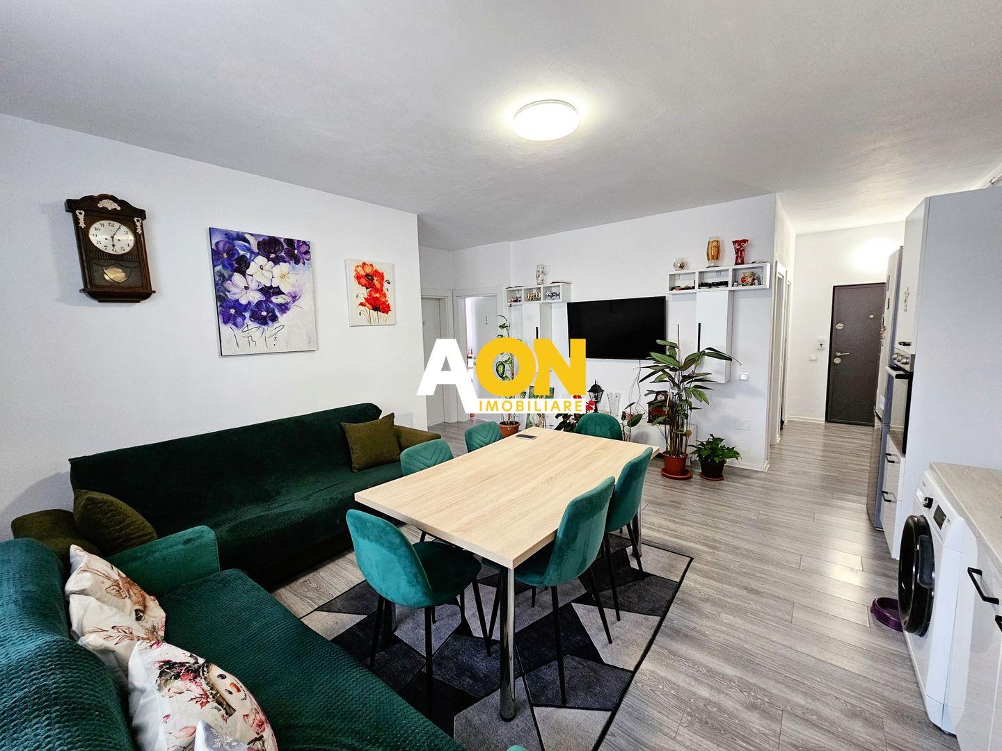 Apartament 3 camere, 2 bai, mobilat, utilat, bloc nou, Ampoi 3 - Poză 2