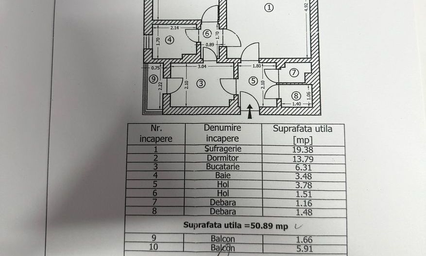 Apartament 2 camere decomandat - CT, boxa, parcare - Poză 15