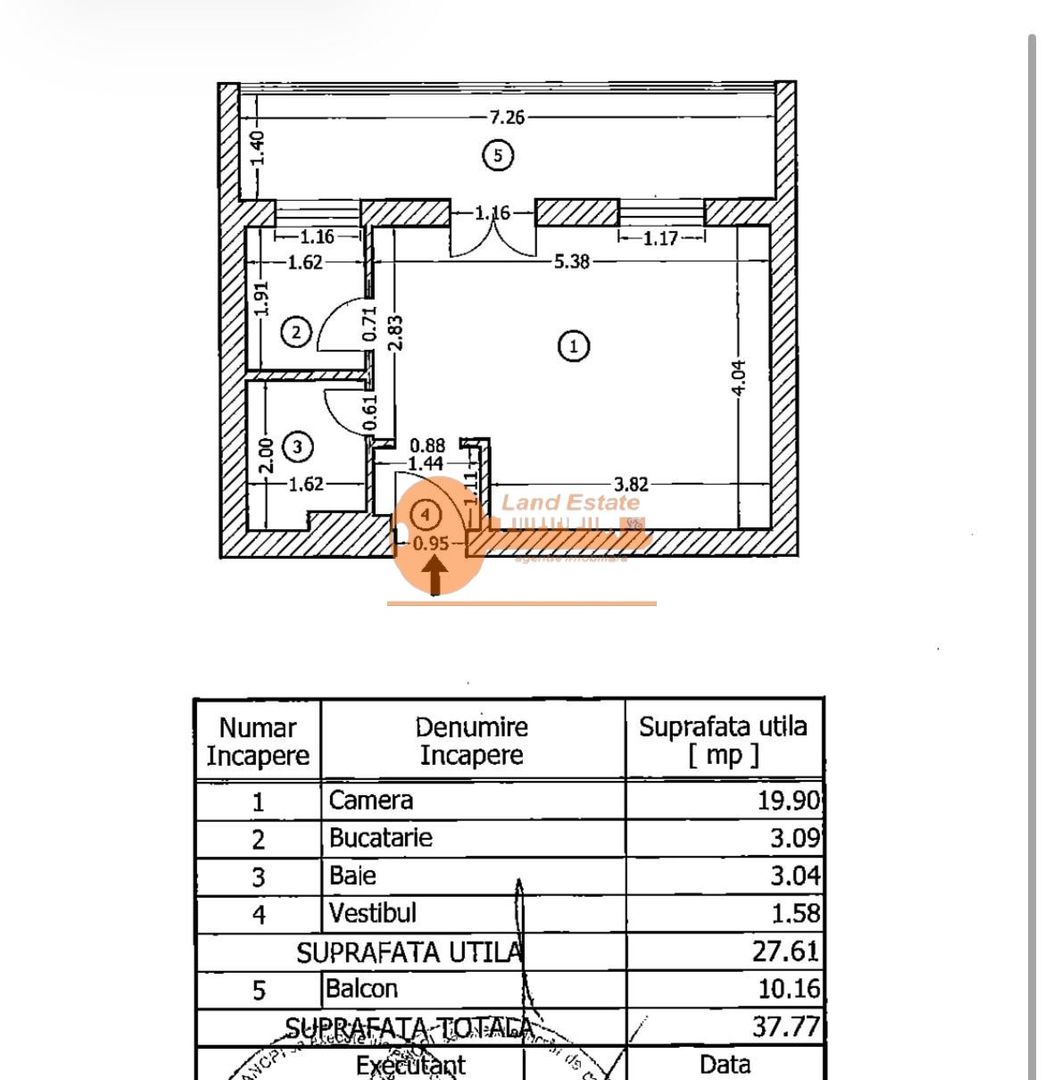 Garsoniera Piata Victoriei ( vedere panoramica ) - Poză 7