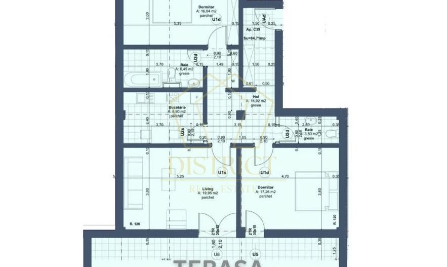 Apartament deosebit cu 3 camere | Terasa 66mp | Lipovei - Poză 9