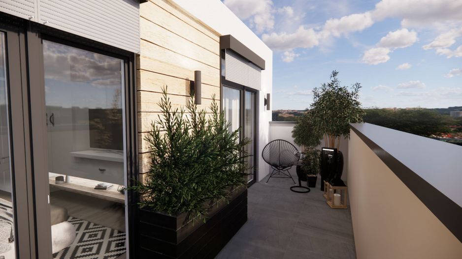 Penthouse 4 camere în bloc nou - Poză 18