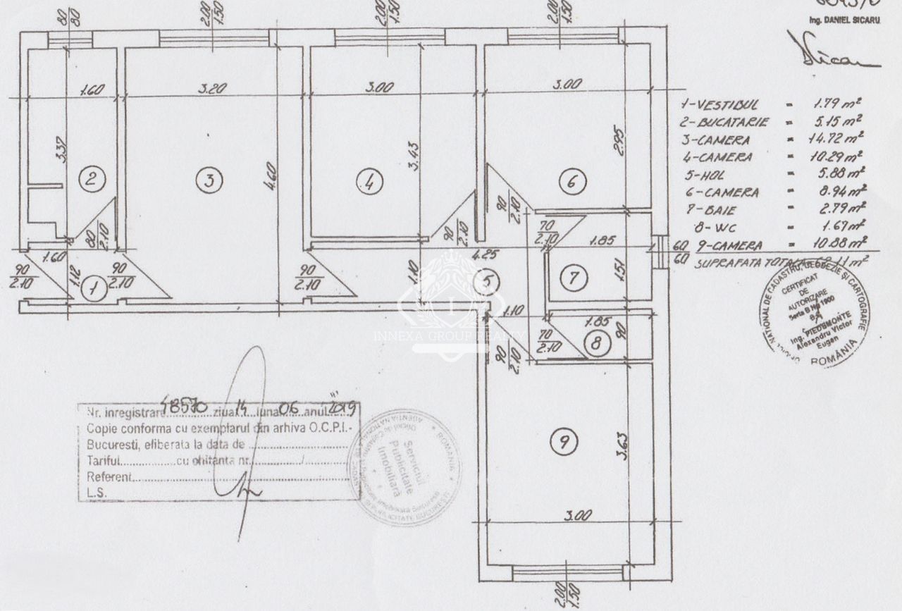 Apartament 4 camere I modern I spatios I Drumul Taberei - Schiță 9