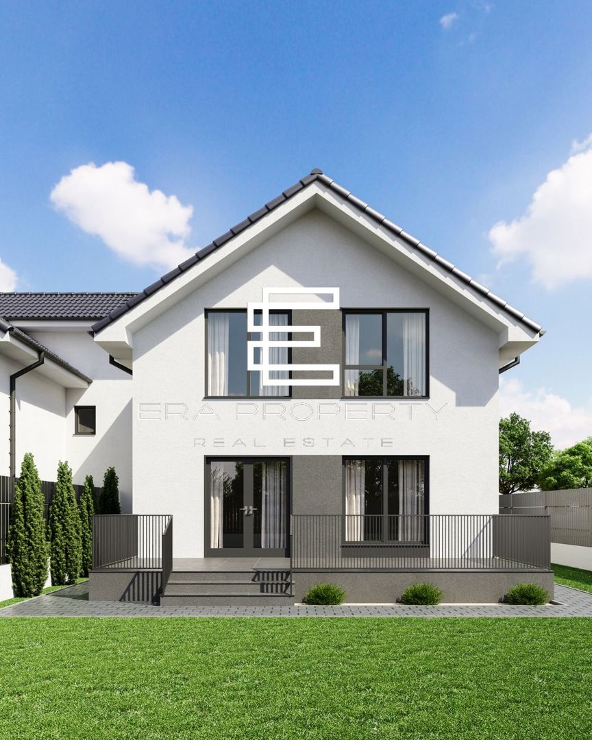 Casă nouă, 5 camere, terasă 22 mp, teren 340 mp – Șura Mare - Poză 1