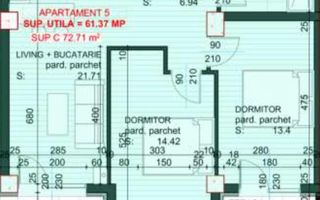 Apartament modern cu 3 camere - finisaje în curs – Etaj 1 - Poză 6