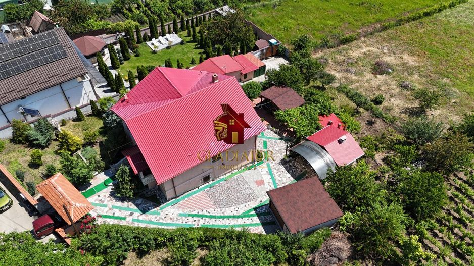 Vila impresionanta Husi + 2835 mp teren, P+1+M, constructie deosebita - Poză 2