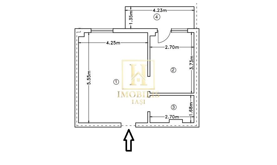Apartament 2 camere INTABULAT Rediu 79200 euro loc parcare inclus - Poză 8