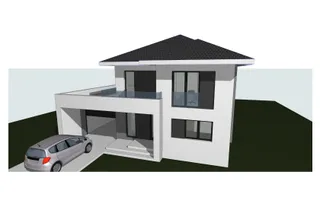 Casa moderna in Selimbar cu garaj- Terasa la parter, 2 balcone la etaj - Poză 22