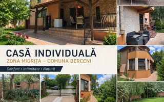 Casă deosebită, Zona Miorița – Comuna Berceni, Curte amenajată - Poză 1
