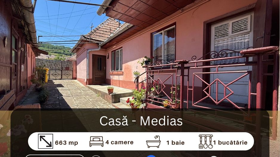 Casă 4 camere, Mediaș - Poză 1