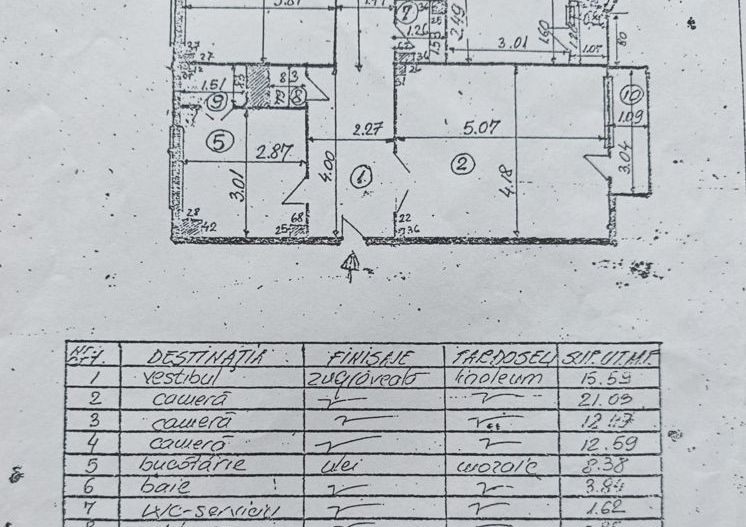 3 camere | Baneasa | MedLife | bloc 1983 - Poză 26