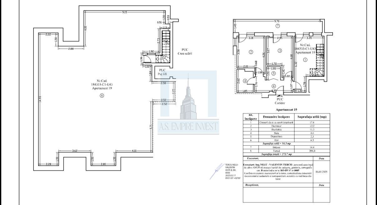 Apartament 2 camere, parcare, boxa , terasa 204 mp-zona Bartolomeu - Poză 10
