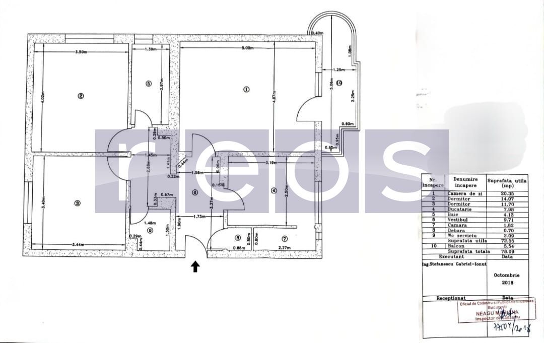 VANZARE 3 CAMERE DECOMANDAT OCTAVIAN GOGA - UNIRII - Poză 10