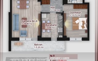 2 cam Decomandat zona Palaldy - Direct dezvoltator - Poză 2