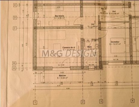 Apartament 2 camere parter cu gradina Giroc - Schiță 8