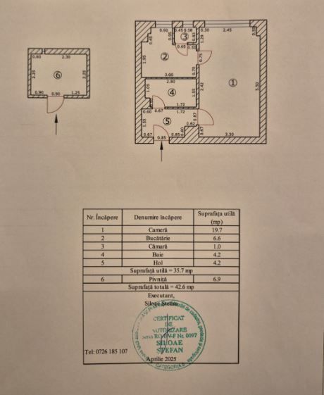 Exclusivitate - Pârâului 1, garsoniera mobilată, pet friendly - Poză 4