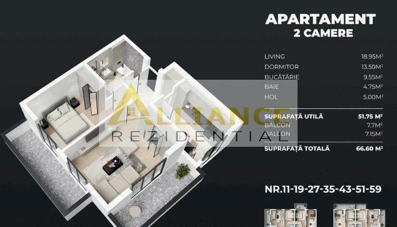 2 CAMERE | 2 minute de Metrou Berceni | Comision 0 % - Poză 5