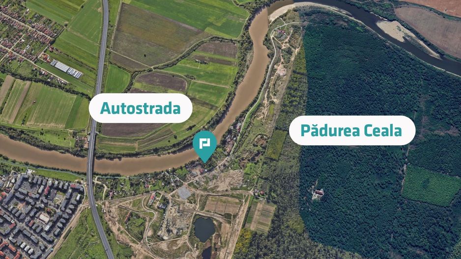 Teren intravilan 2.600 mp pe Malul Mureșului Alfa - Poză 4