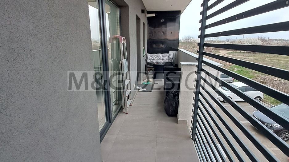 3 camere  bloc nou, 80 mp utili , balcon de 20 m - Poză 37