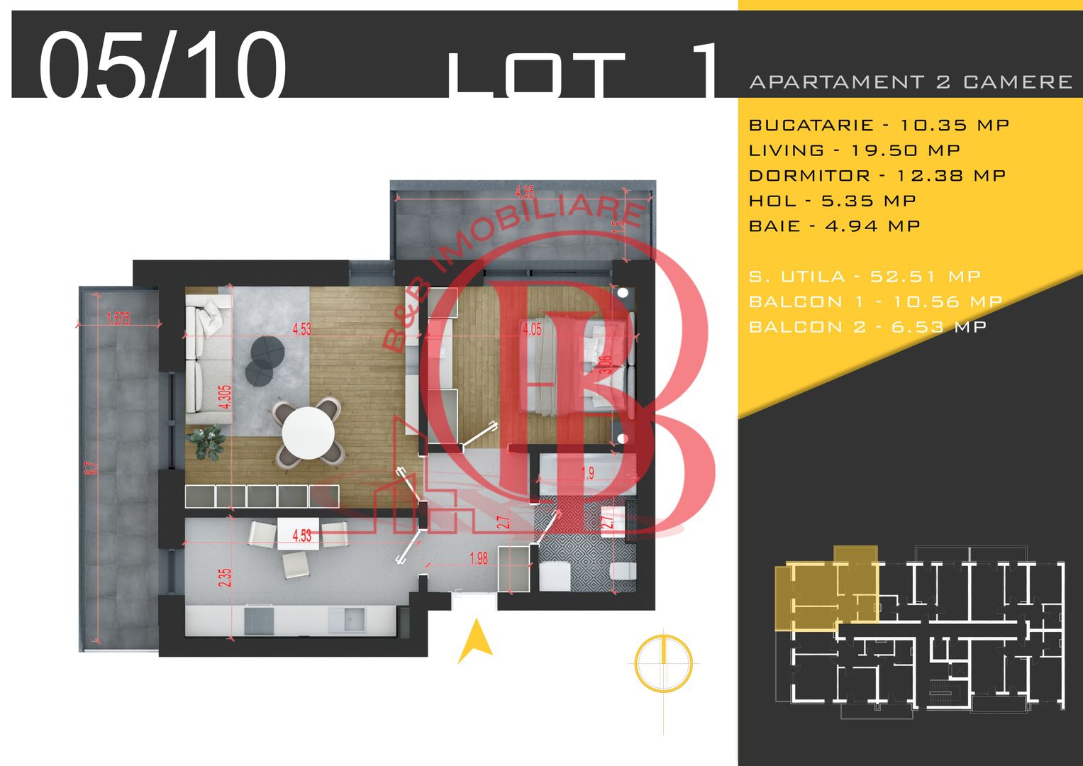 2 camere  Titan Pallady  Metrou Nicolae Teclu - Schiță 11