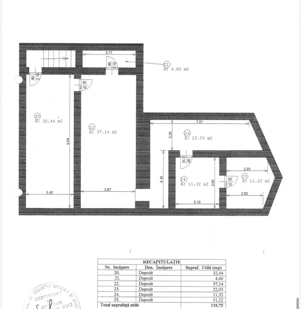 Cladire Vulcanescu / Berzei | Dinicu Golescu | Gara de Nord - Schiță 4