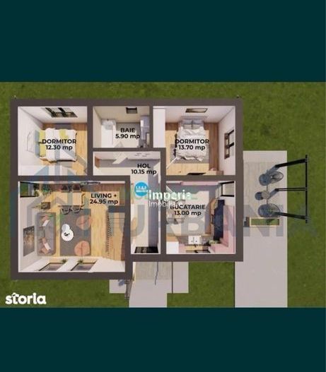 Casă nouă în Holboca, cartier Evelea Home - 3 camere, 118 mp construiți - Poză 8