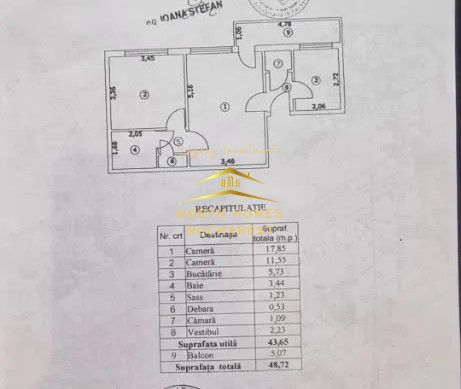Apartament 2 camere de vânzare, metrou 1 Mai la 5 minute - Poză 11