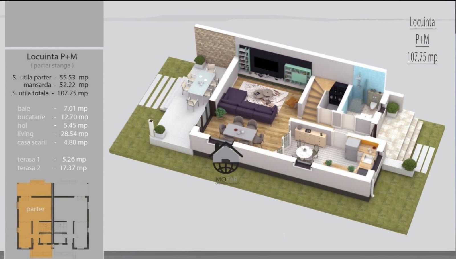 COMISION 0%, Duplex 4 Camere, 108 mp, 335 Teren, La Bariera, SACALAZ - Poză 8