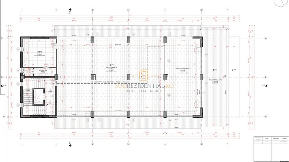 Spatiu comercial si birouri, vad excelent, inchiriere, Calea Bucuresti - Schiță 11