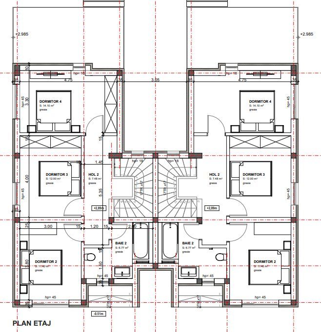 COMISION 0, DUPLEX PREMIUM, 5 Camere, 116mp, 301mp TEREN, MOȘNIȚA NOUĂ - Poză 9