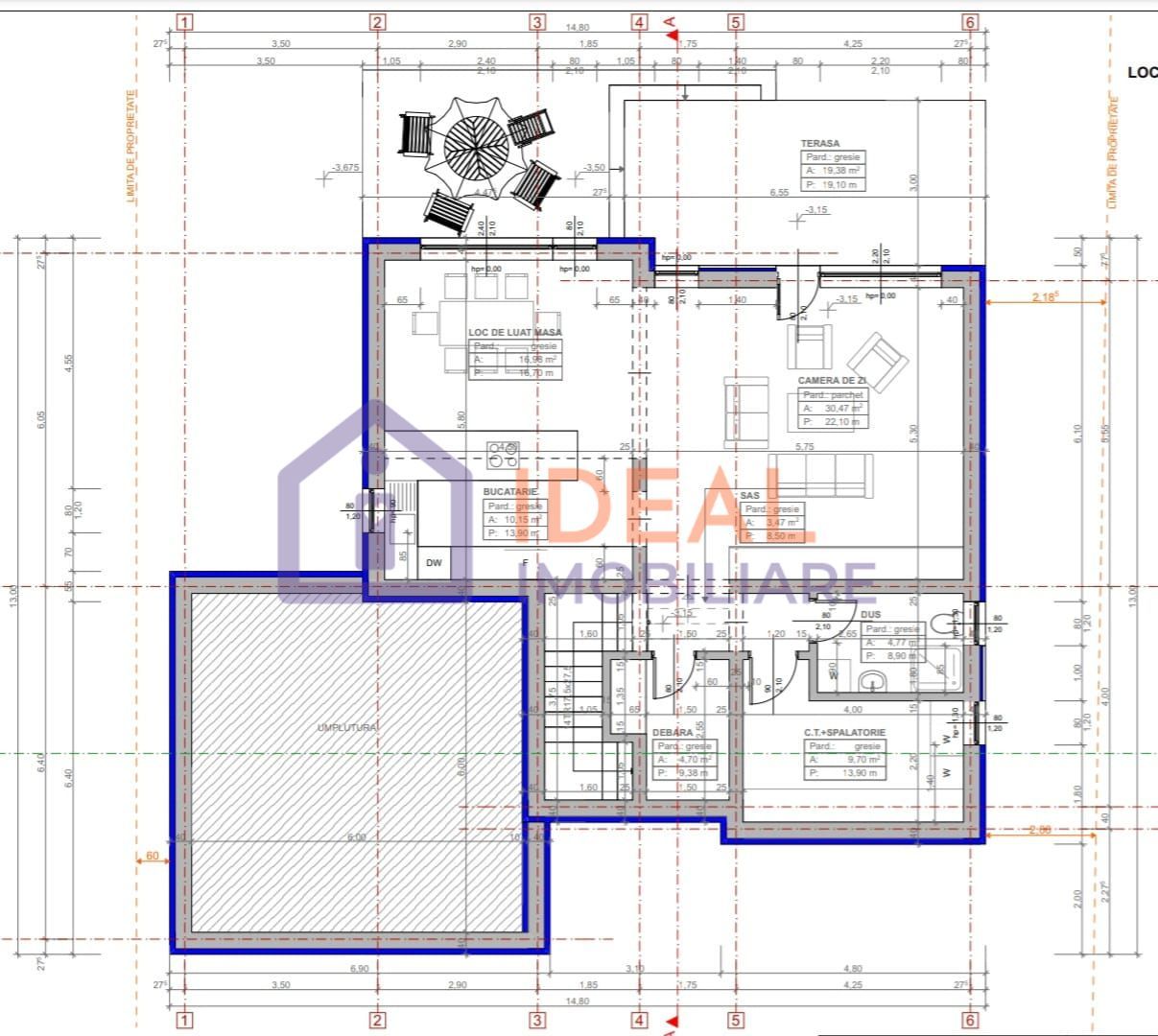 Casa Individuala moderna LA CHEIE cu 440 mp de teren, in Selimbar - Schiță 10