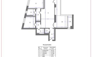 Ultracentral | 3 camere | 37 mp terasa | Centralis | Parcare - Schiță 20