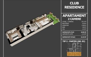 Apartament 2 camere | Gradina Proprie | Bucatarie Inchisa | - Poză 8
