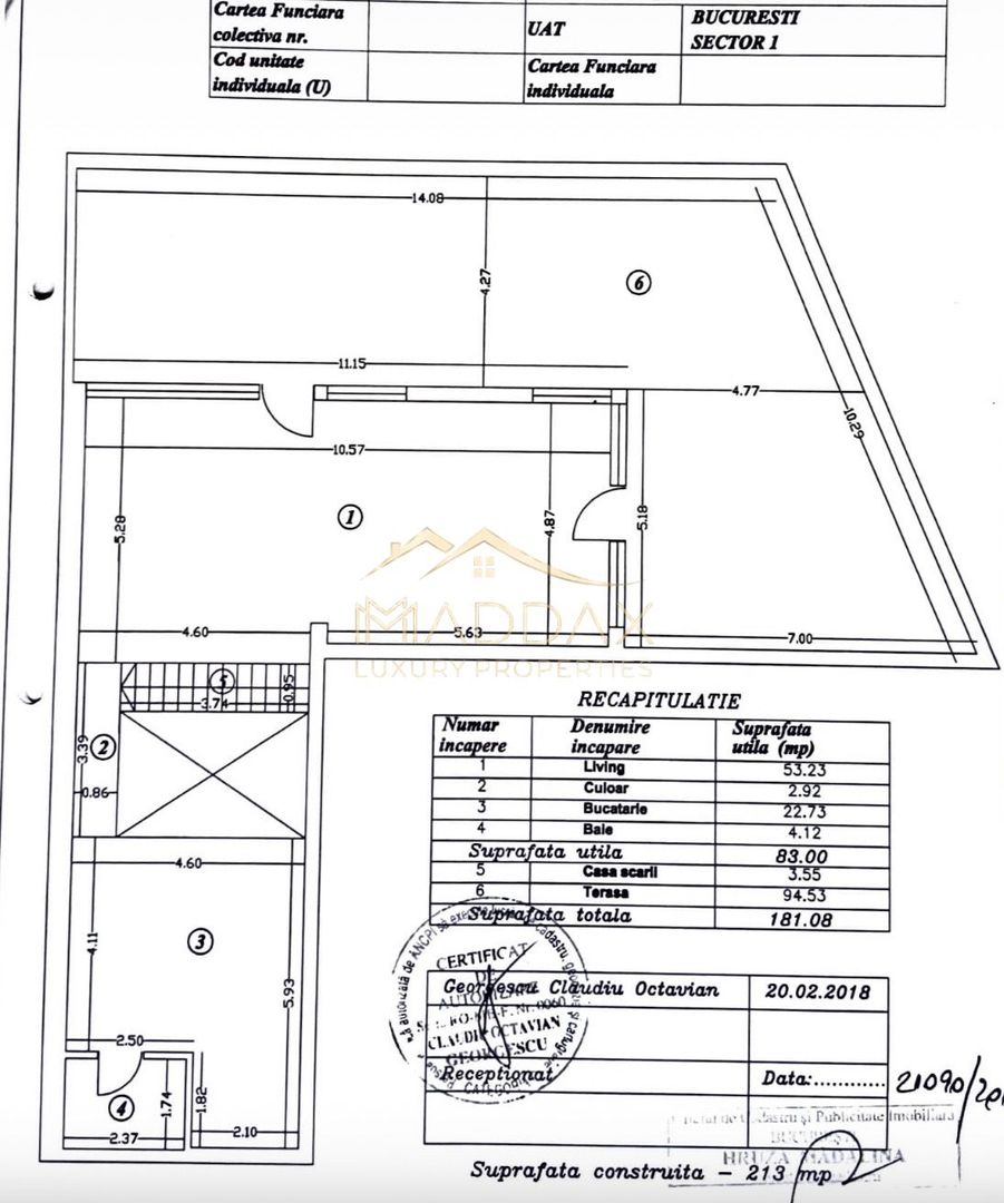 Penthouse cu 5 camere *347mp* + terasa 101mp* // Zona Herastrau - Schiță 50