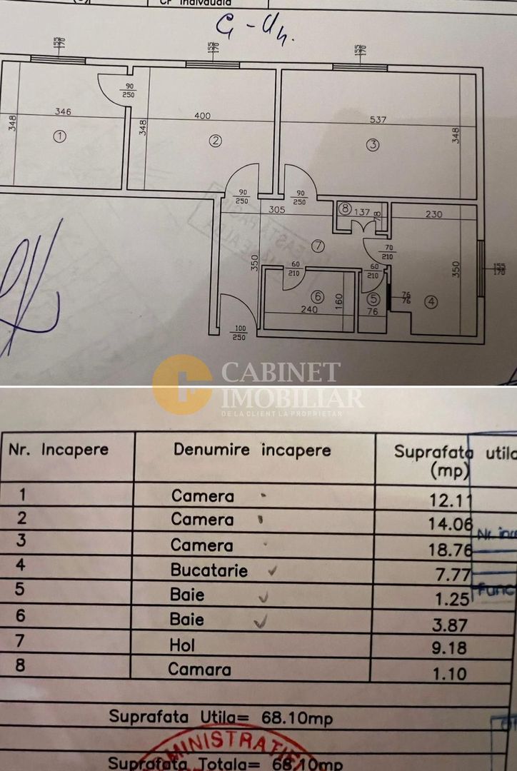 Sararie - 3 camere - Intabulat - Poză 22