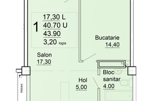 Vânzare, apartament, 1 cameră, stradela Studenților 18, Poșta Veche - Poză 2