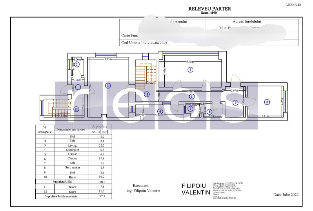 INCHIRIERE VILA SPATIU COMERCIAL BIROU CLINICA TITULESCU 250MP 5 CAMERE 4 BAI - Poză 9