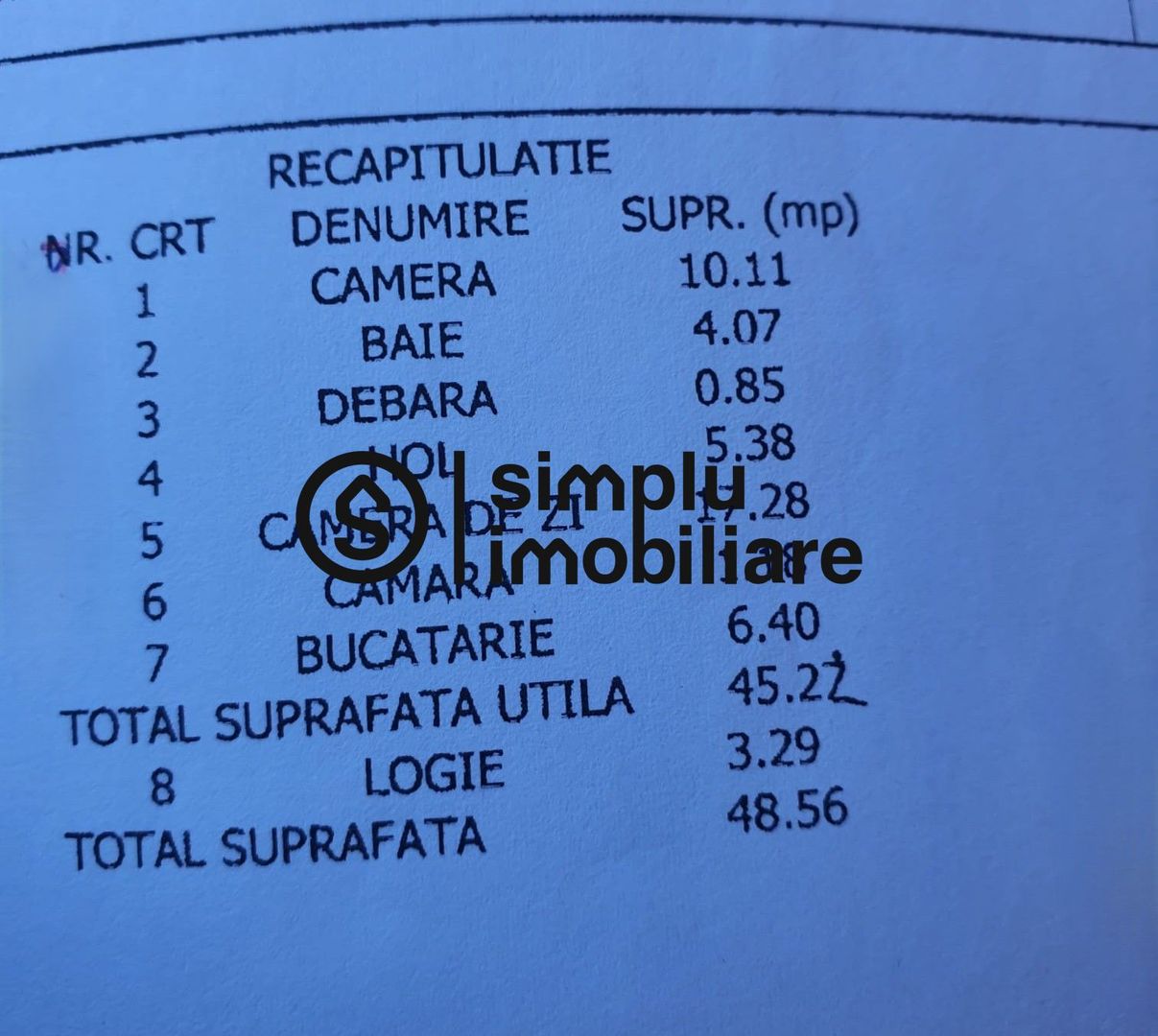 2 decomandate, etaj 3/11, centrala - 104.500 Euro - Schiță 22