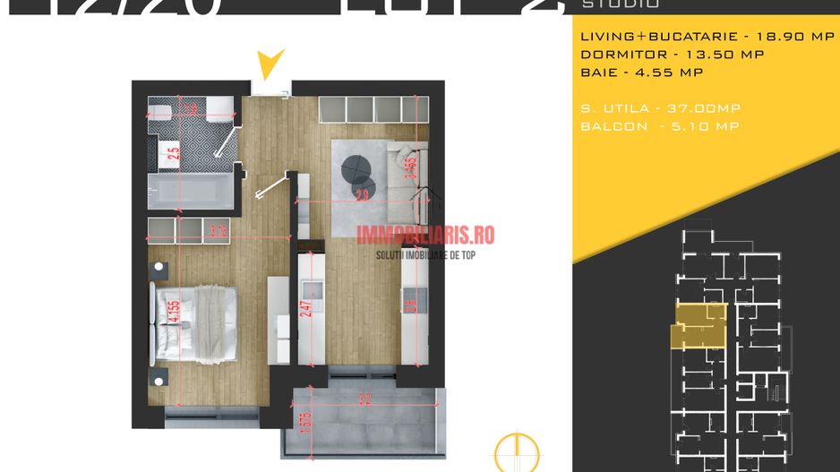 Blvd. Theodor Pallady - Centrala Proprie - Birou de Vanzari - Schiță 2