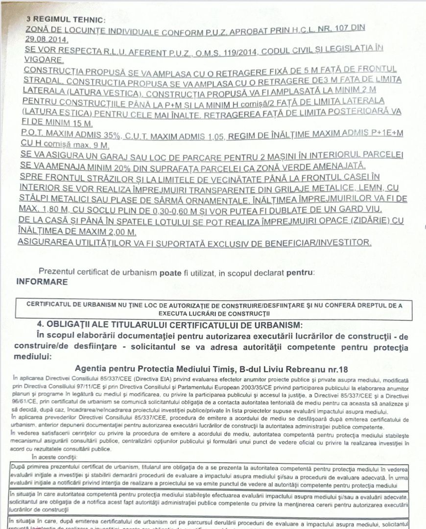 Chișoda – Teren ideal pentru casă P+1E+M - Poză 7