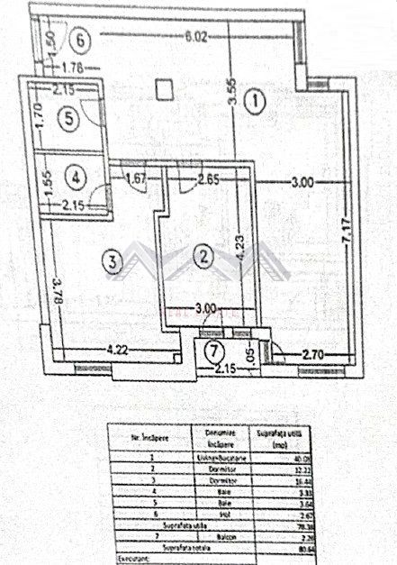 Apartament 3 camere Otopeni ultracentral – de la dezvoltator - Schiță 6