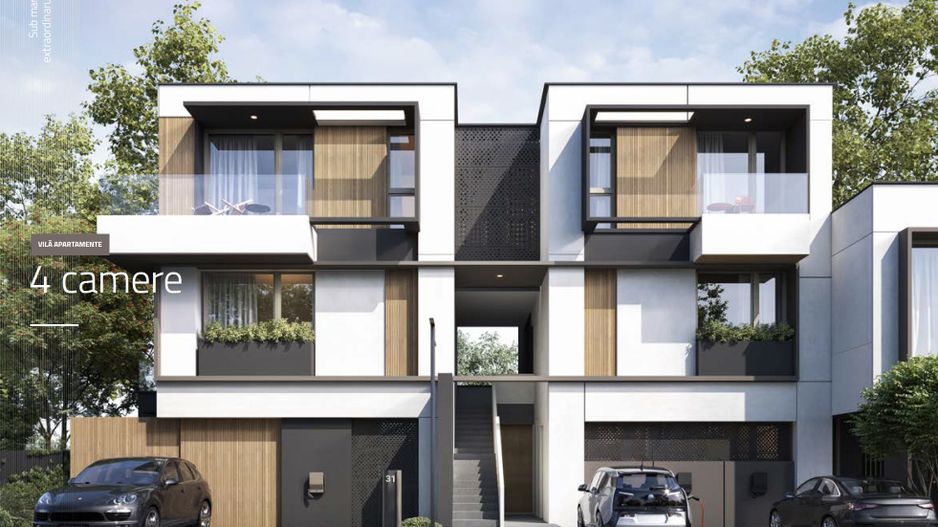 Duplex 4 camere | Proiect Nou | Gated-Community | Pipera - Poză 1