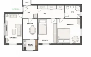 Apartamente cu 3 camere de închiriat , Militari-Uverturii - Poză 12
