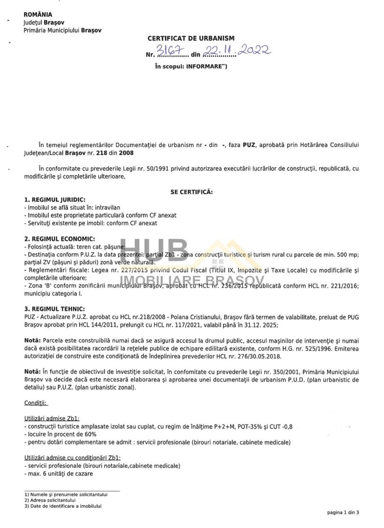 Teren deosebit pentru construire cu PUZ | Poiana Aviatorilor | 4.888 mp - Poză 9