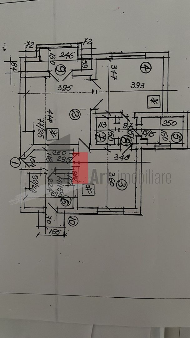 BUROU; CALEA  DOROBANTILOR; 3 camere - Poză 9