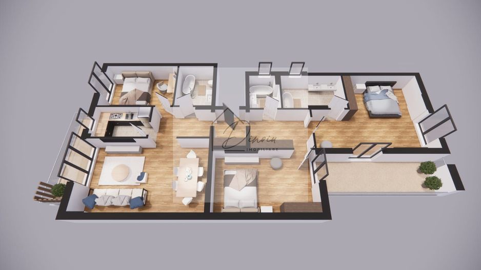 Apartament 4 camere I Aviatiei Aerogarii Baneasa I taxare inversa - Poză 8