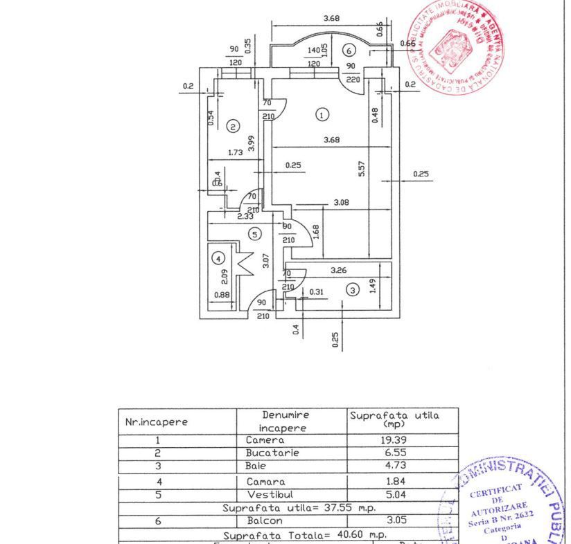 Garsoniera Crangasi - Schiță 6